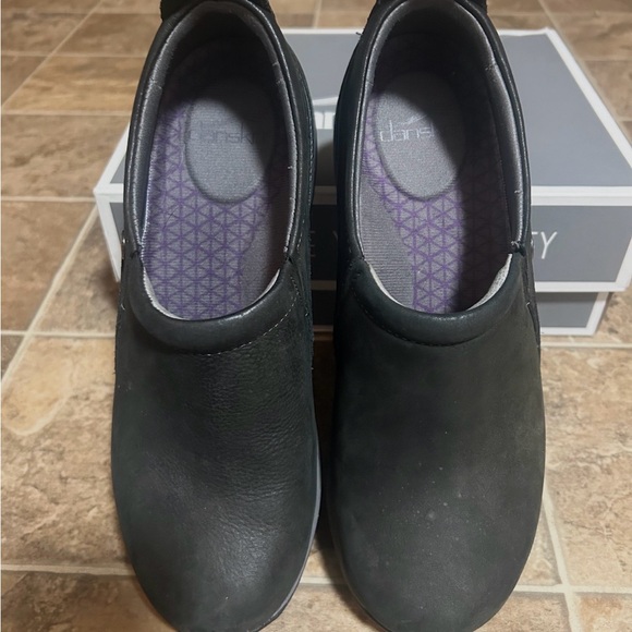 WOMENS DANSKO PATTI MILLED NUBUCK SHOES- BLACK - Picture 5 of 11